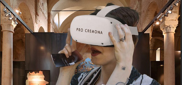 ragazza con oculus all'interno del museo